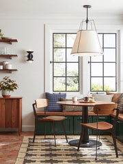 Dumora Modern Minimalist Fabric Tapered Pendant Lamp